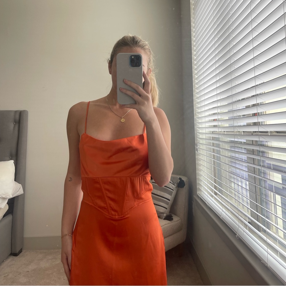 Orange Revolve Dress!